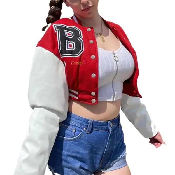 Red Cropped Varsity Jacket (2) (1) (1)