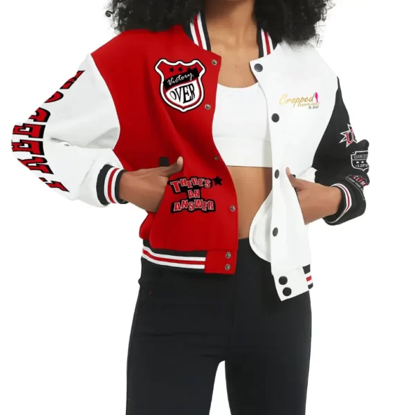 Red Cropped Varsity Jacket (2) (1)