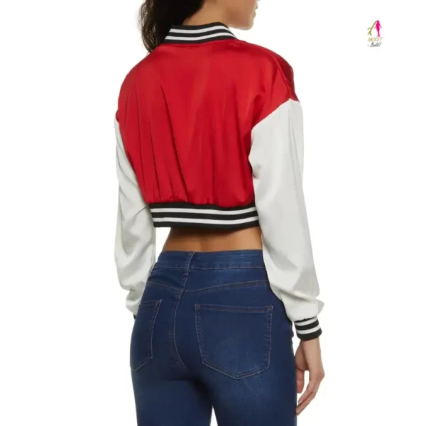 Red Cropped Varsity Jacket (2)