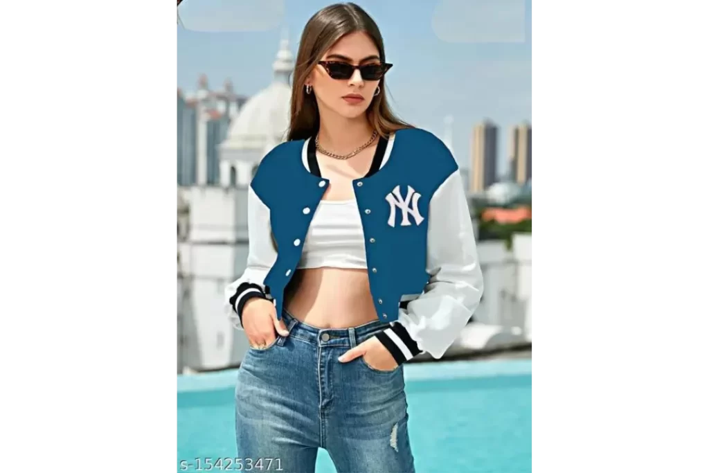 Are crop varsity jackets in style